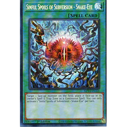 Sinful Spoils of Subversion - Snake-Eye MP24-EN104 Secret rare
