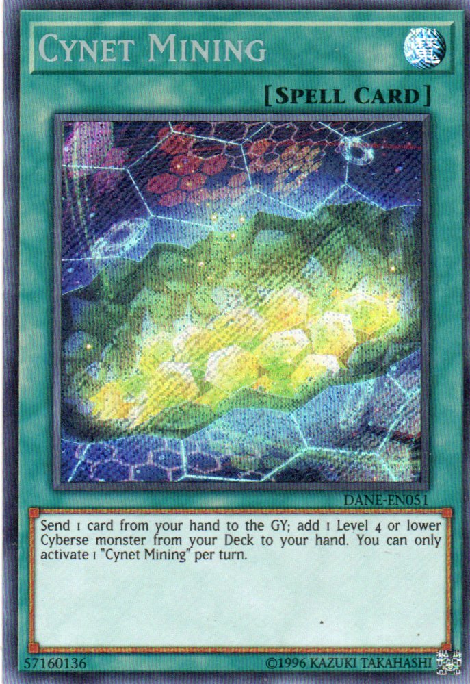 Cynet Mining DANE-EN051 Secret rare