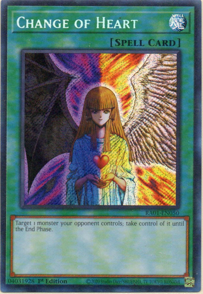 Change of Heart RA01-EN050 Secret rare