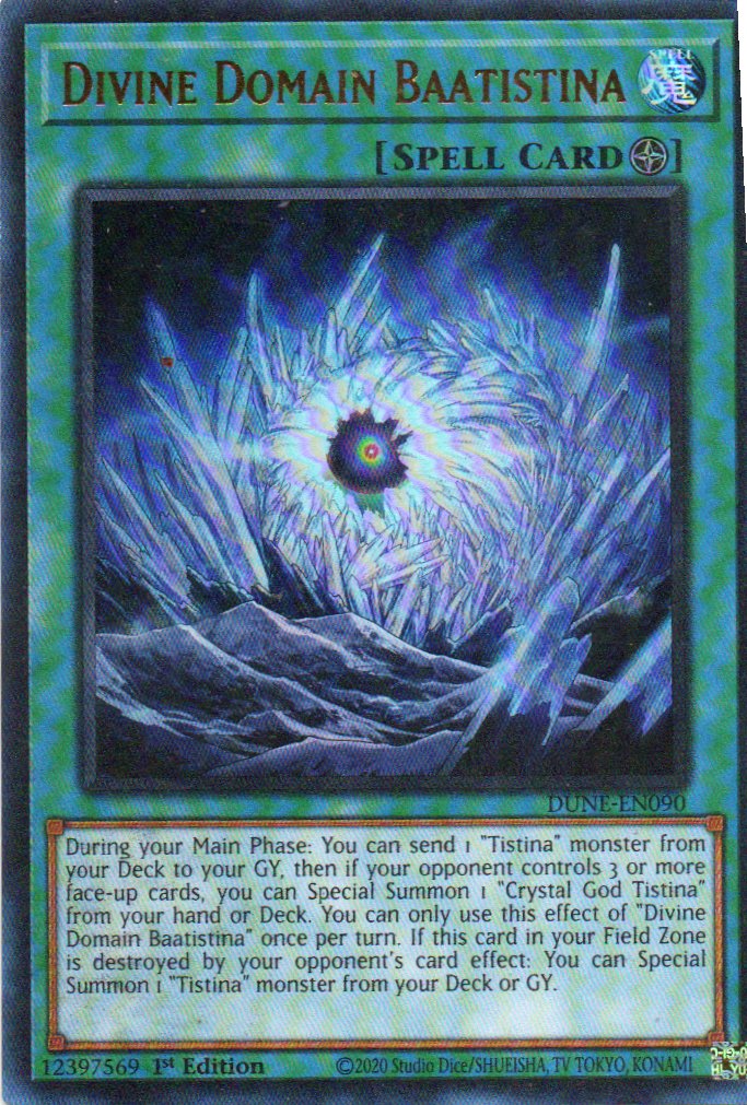 Divine Domain Baatistina DUNE-EN090 Ultra rare