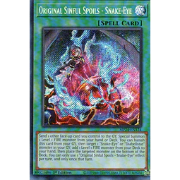 Original Sinful Spooils - Snake-Eye MP24-EN124 Secret rare