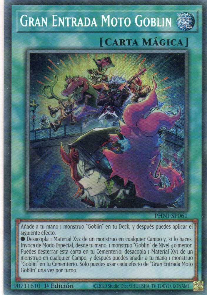Gran Entrada Moto Goblin PHNI-SP061 Secret rare