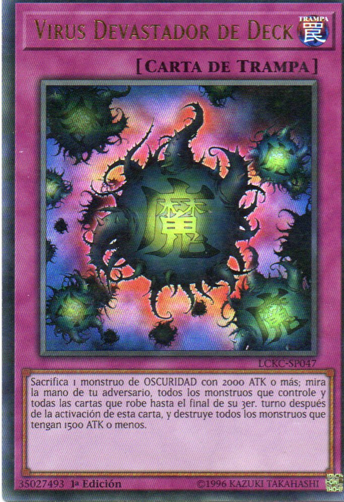 Virus devastador de Deck LCKC-SP047 Ultra rare