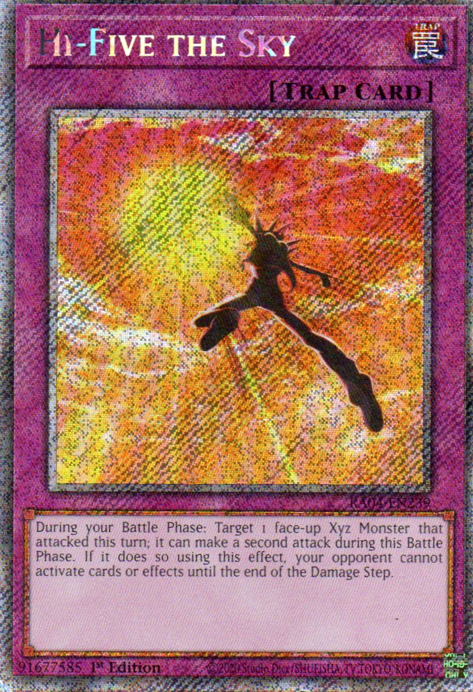 Hi-Five the Sky RA04-EN239 Platinum rare