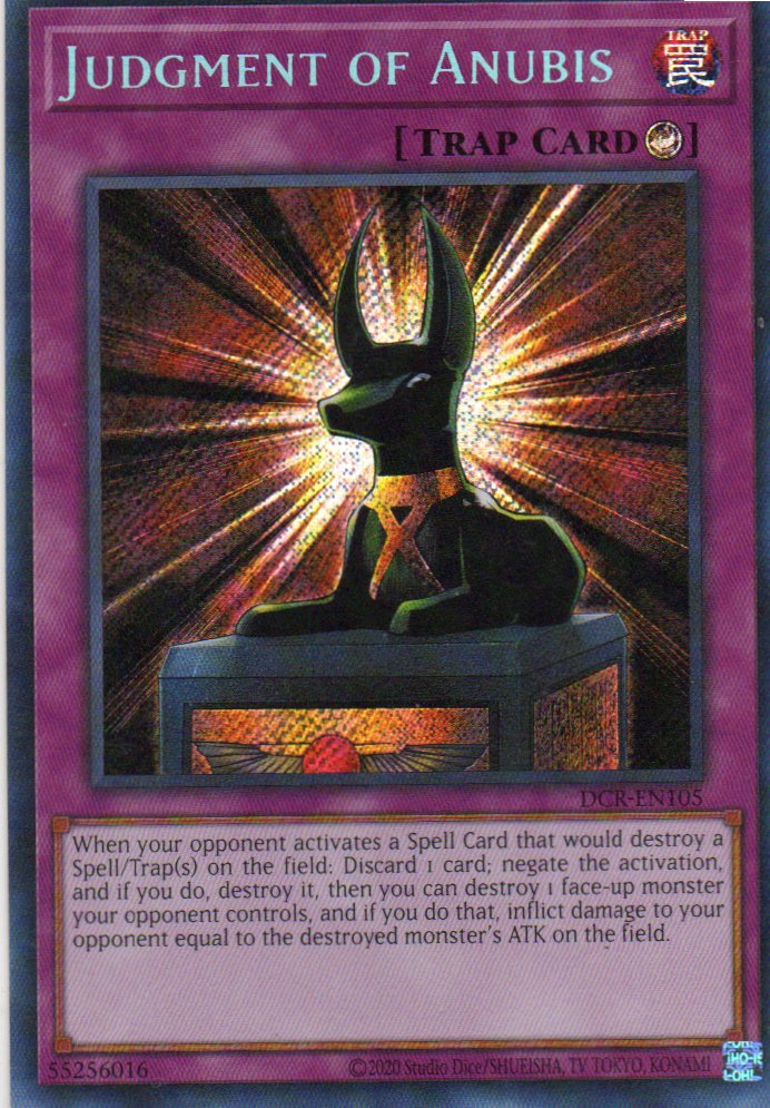 Judgment of  Anubis DCR-EN105 Secret rare