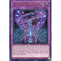 Transaction Rollback RA04-EN105 Ultimate rare