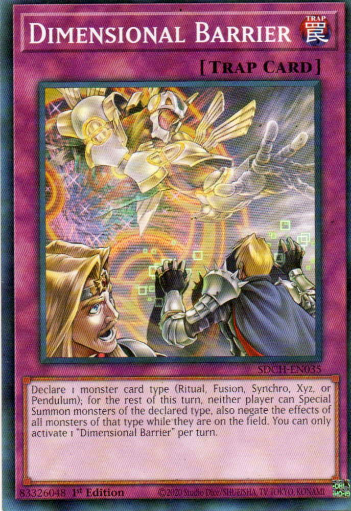 Dimensional Barrier SDCH-EN035 Commun