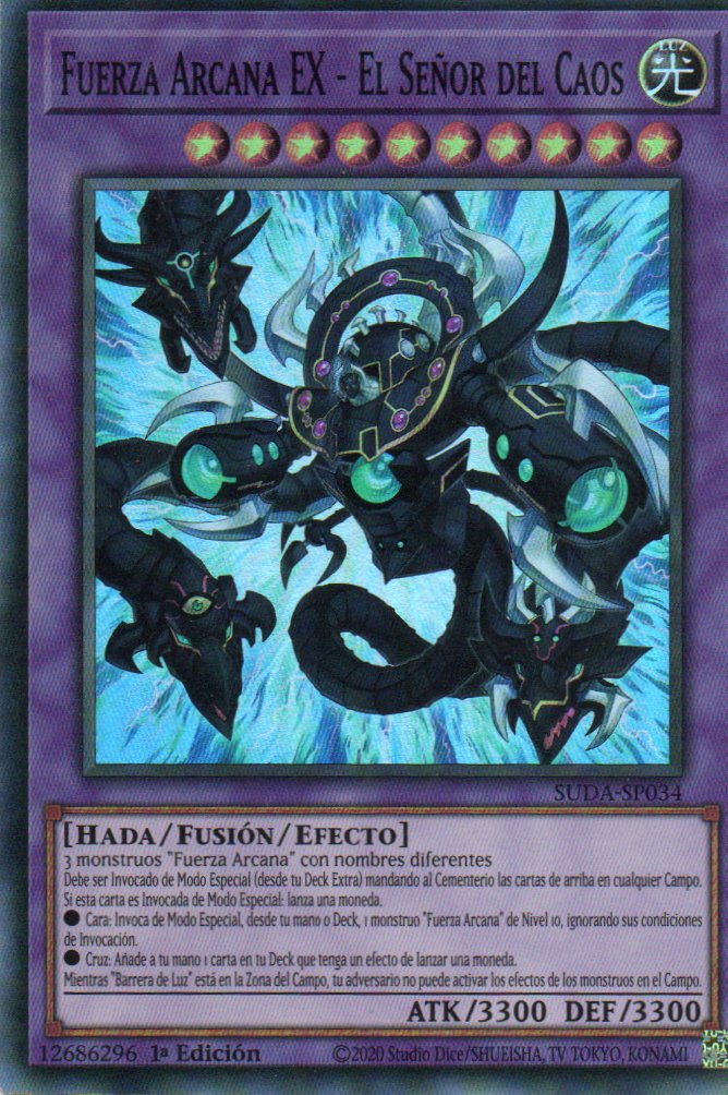 Fuerza Arcana EX - El Señor del Caos SUDA-SP034 Super rare