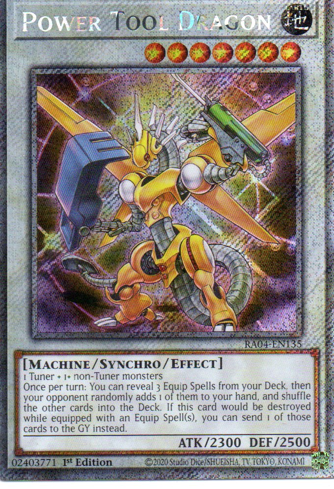 Power Tool Dragon RA04-EN135 Platinum rare
