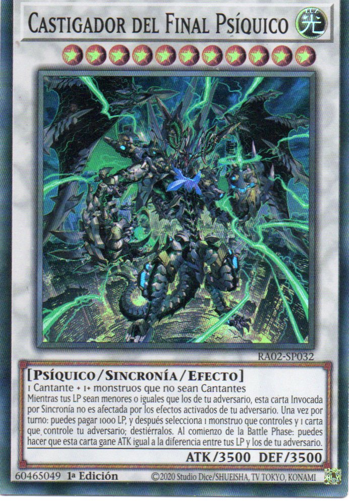 Castigador del Final Psiquico RA02-SP032 Super rare