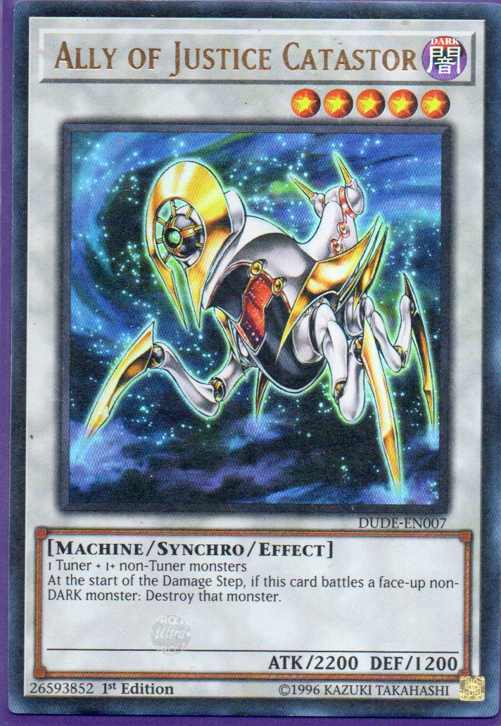 Ally of Justice Catastor DUDE-EN007 Ultra rare