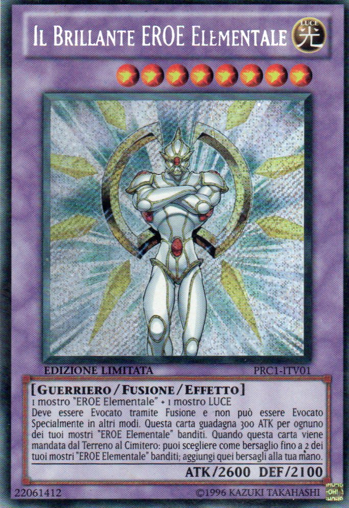 Il Brillante eroe Elementale PRC1-ITV01 Secret rare