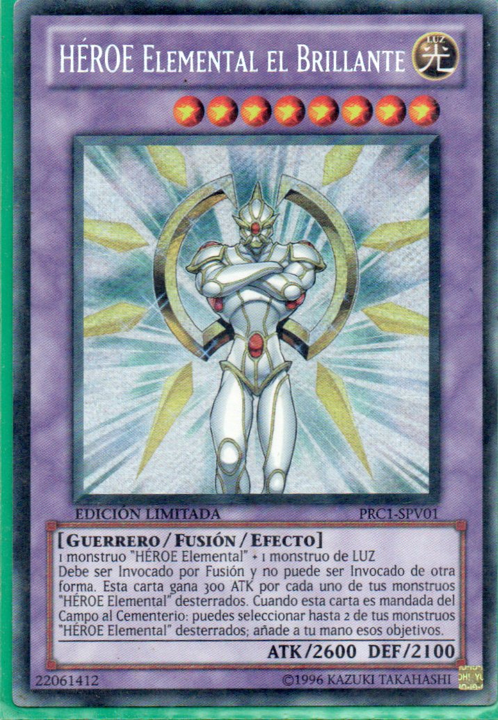 Heroe Elemental el Brillante PRC1-SPV01 Secret rare