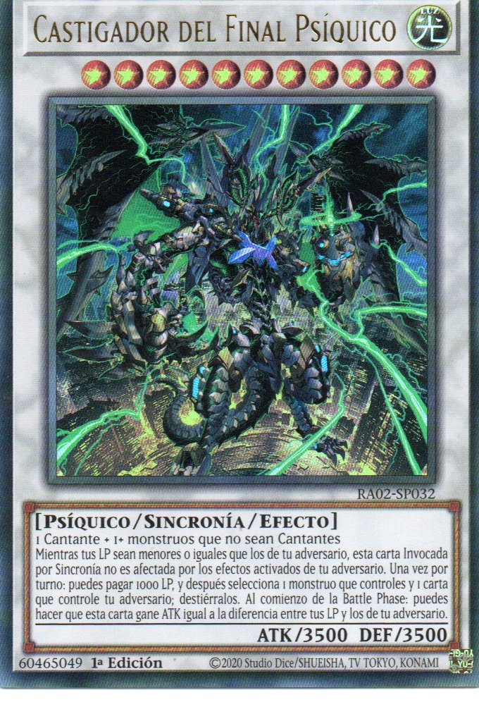 Castigador del Final Psiquico RA02-SP032 Ultra rare