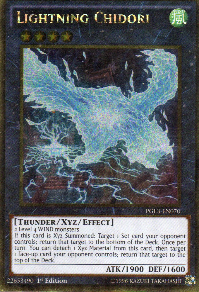 Lightning Chidori PGL3-EN070 Gold rare