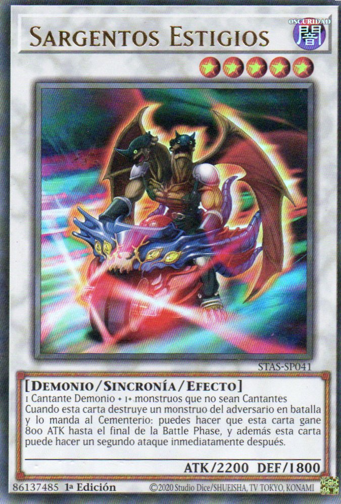 Sargentos Estigios STAS-SP041 Ultra rare