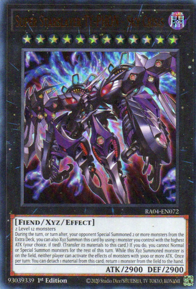 Super Starslayer TY-PHON - Sky Crisis RA04-EN072 Ultra rare