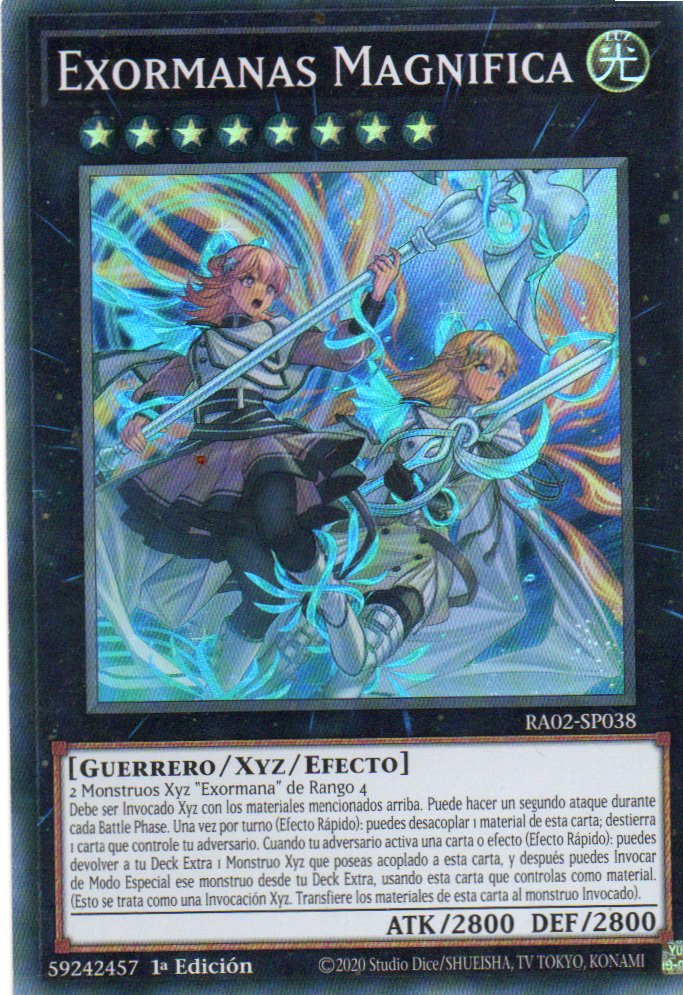 Exormanas Magnifica RA02-SP038 Super rare