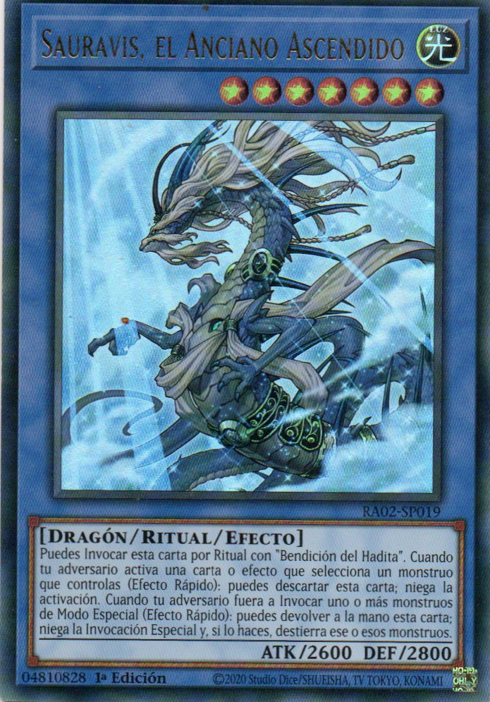 Sauravis, el Anciano Ascendido RA02-SP019 Ultra rare