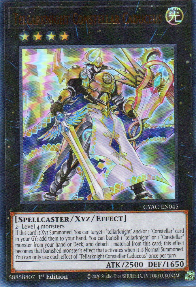Tellarknight Constellar Caduceus CYAC-EN045 Ultra rare