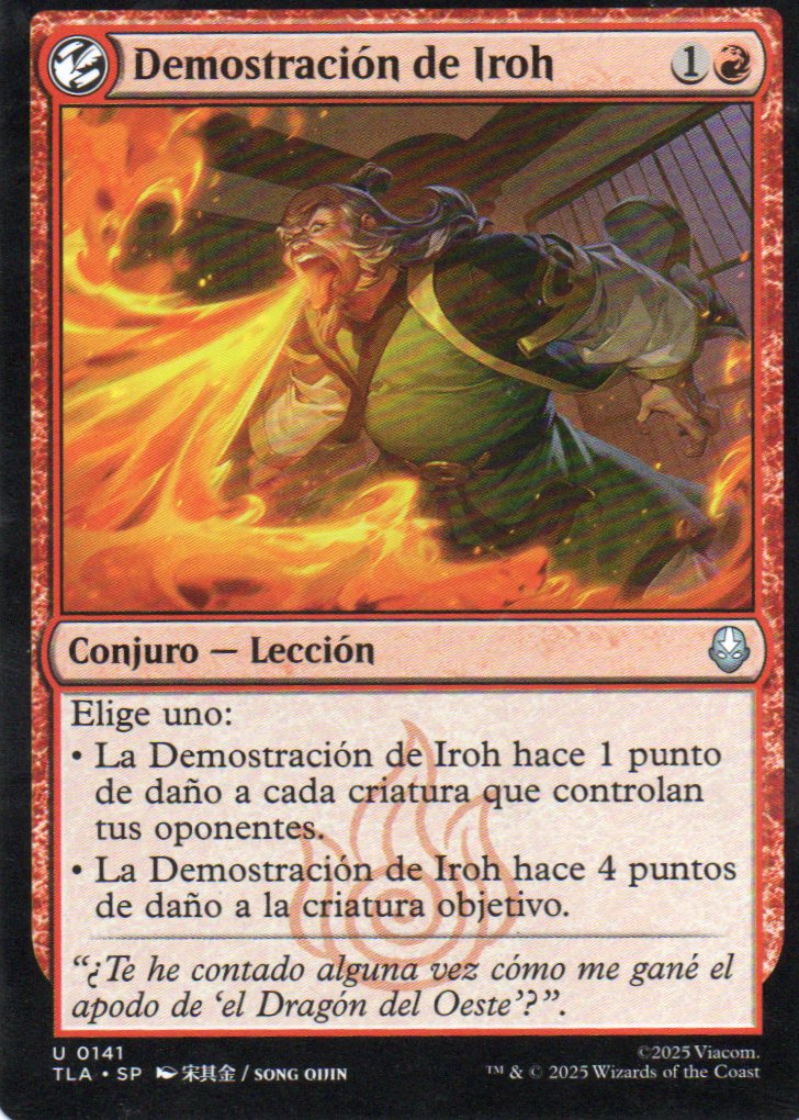 Demostracion de Iroh TLA 141 Uncommun