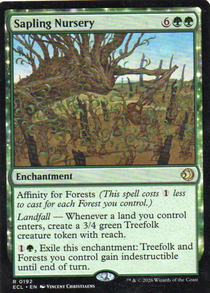Sapling Nursery ECL 192 Rare