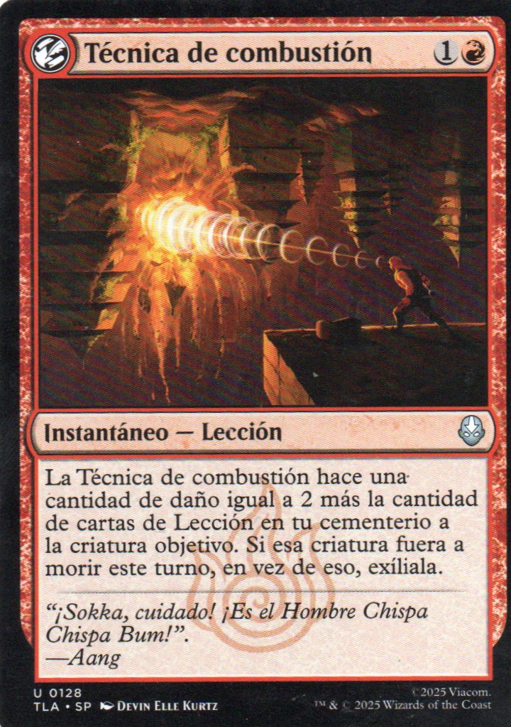 Tecnica de Combustion TLA 128 Uncommun