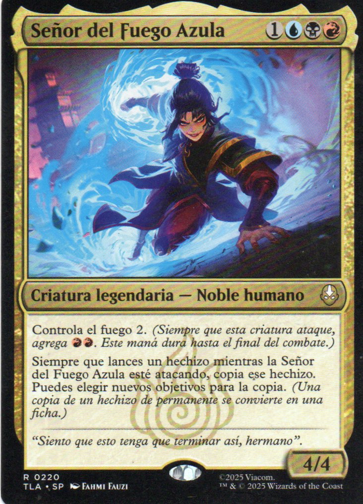 Señor del Fuego Azula TLA 220 Rare