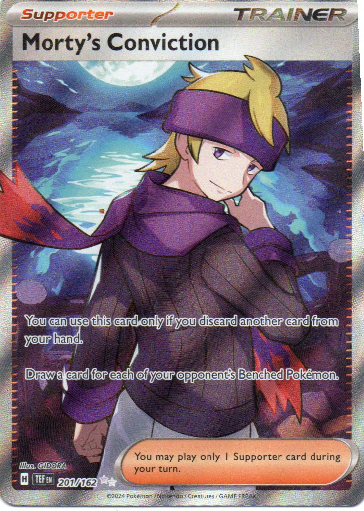 Morty's Conviction TEF 201 Ultra rare