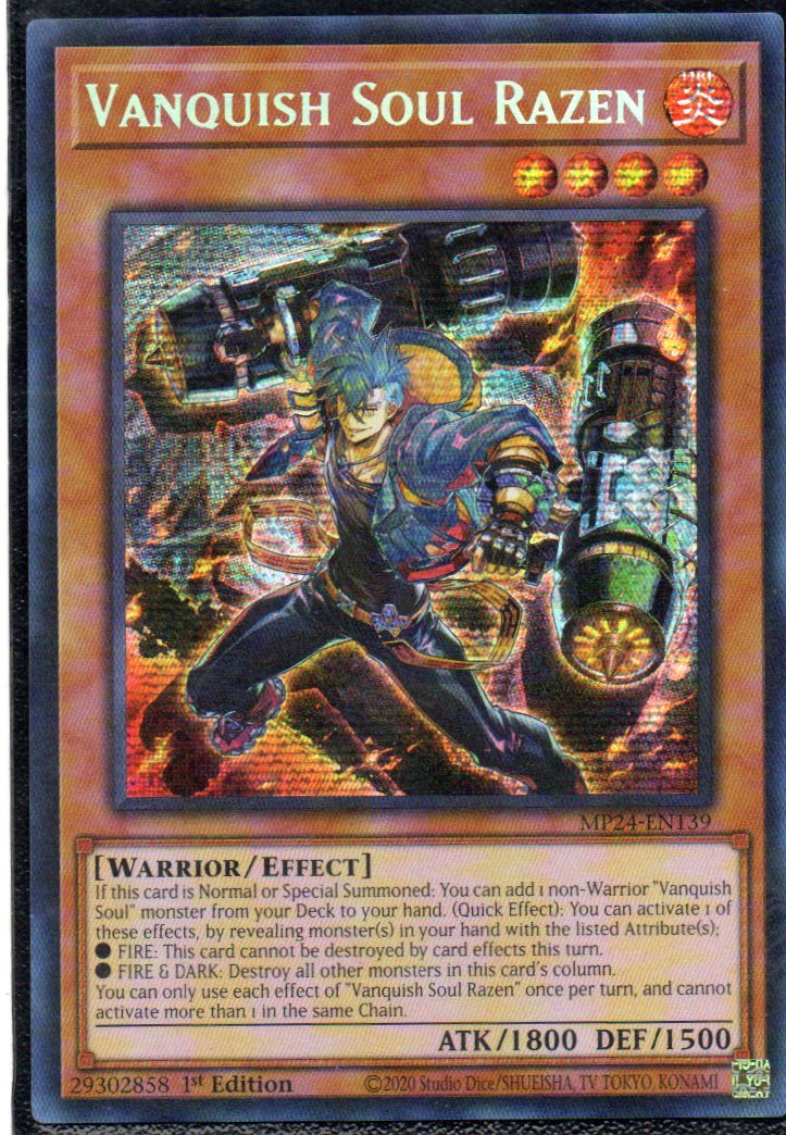 Vanquish Soul Razen MP24-EN139 Secret rare