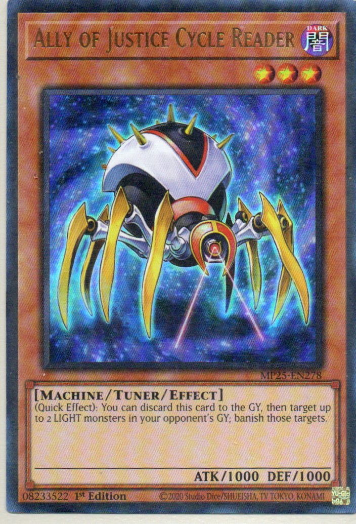 Ally of Justice Cycle Reader MP25-EN278 Ultra rare