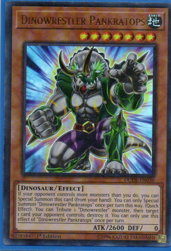 Dinowrestler Pankratops DUDE-EN036 Ultra rare