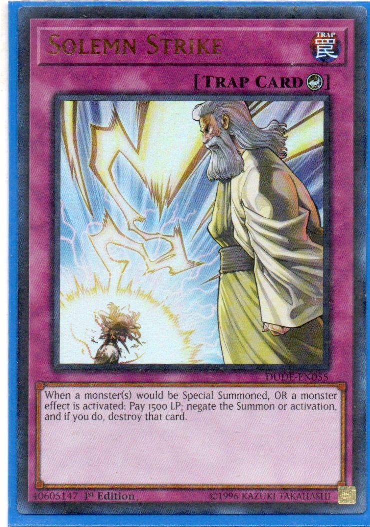 Solemn Strike DUDE-EN055 Ultra rare