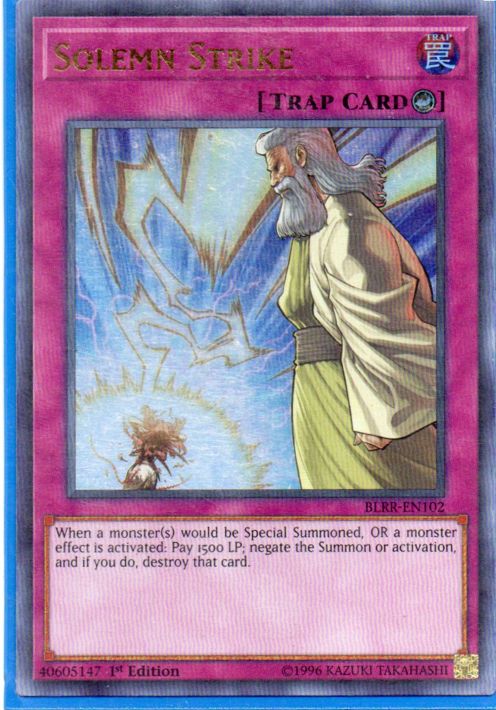 Solemn Strike BLRR-EN102 Ultra rare
