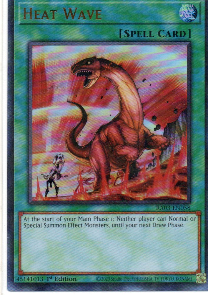 Heat Wave RA03-EN058 Ultra rare