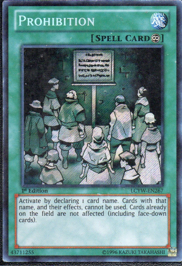 Prohibition LCYW-EN267 Secret rare