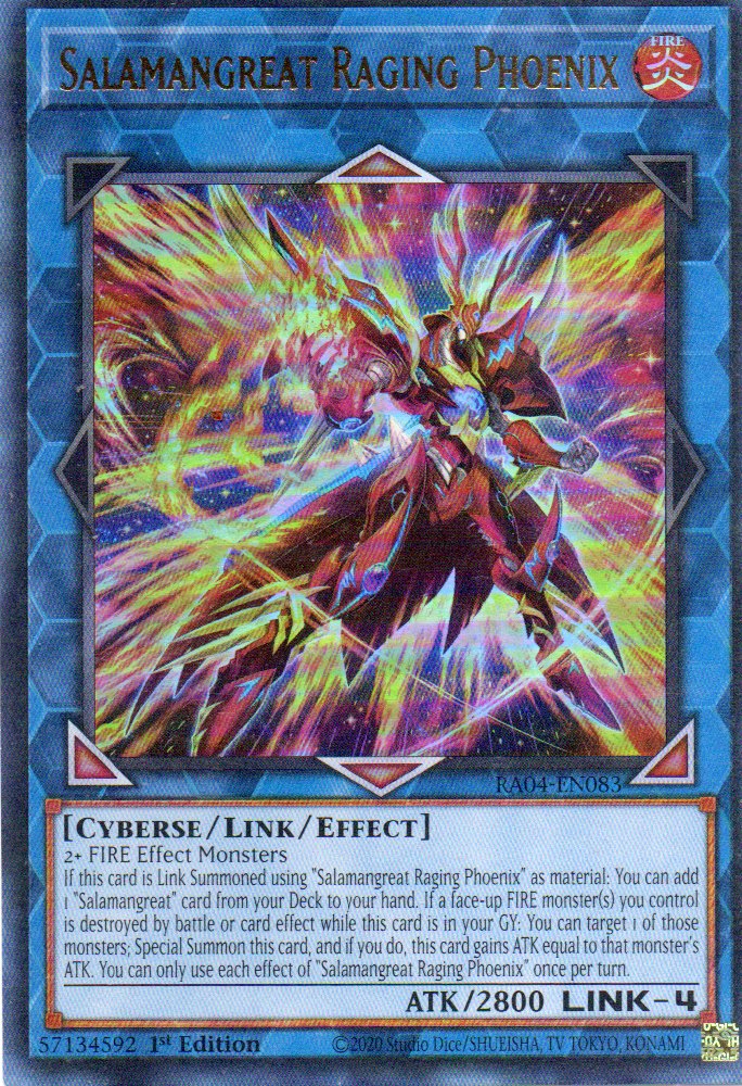 Salamangreat Raging Phoenix RA04-EN083 Ultra rare