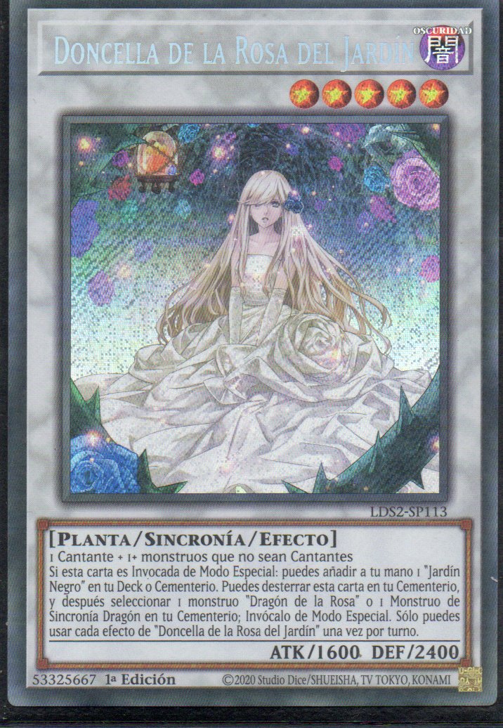 Doncella de la Rosa del Jardin LDS2-SP113 Secret rare