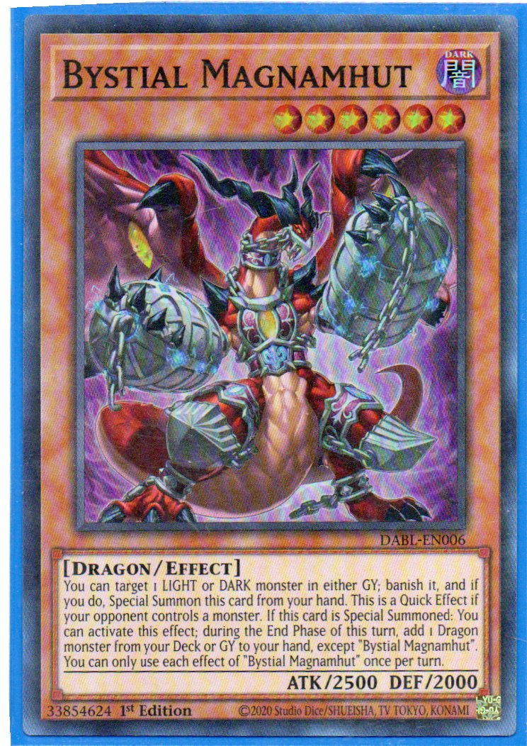 Bystial Magnamhut DABL-EN006 Super rare