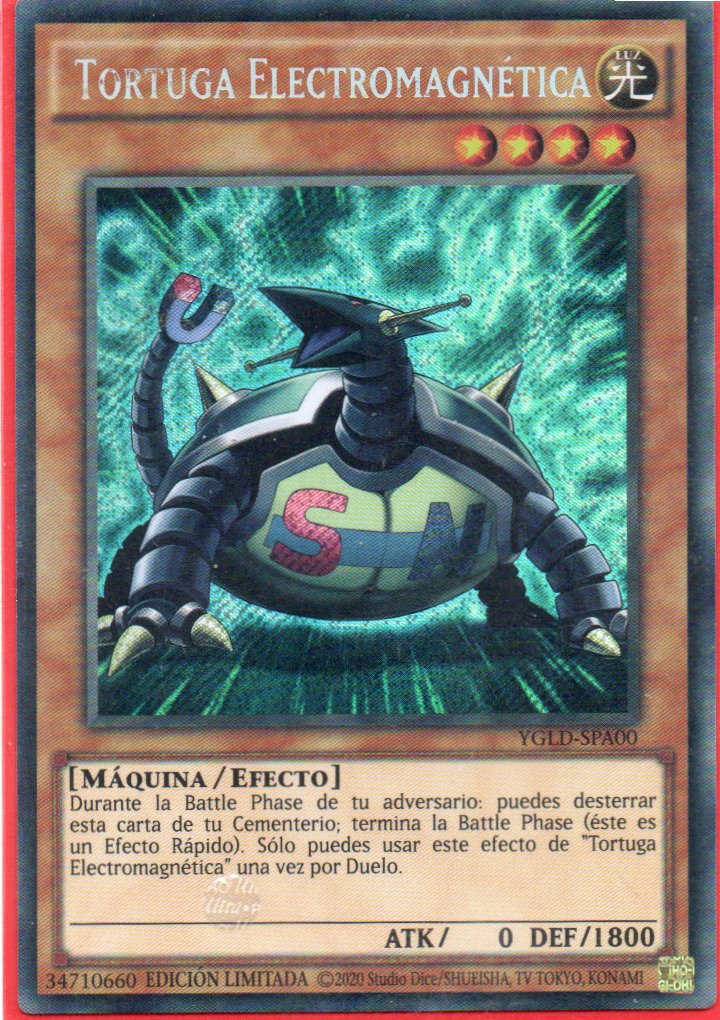 Tortuga Electromagnetica YGLD-SPA00 Secret rare