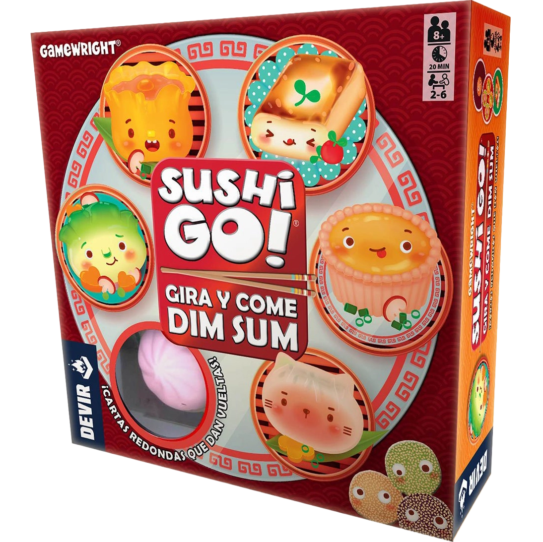 Sushi GO Gira y Come Dim Sum - Juego de Mesa