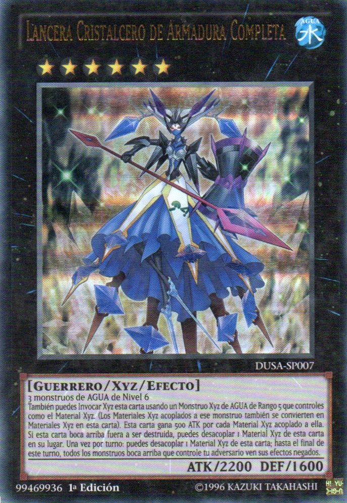 Lancera Cristalcero de Armadura Completa DUSA-SP007 Ultra rare