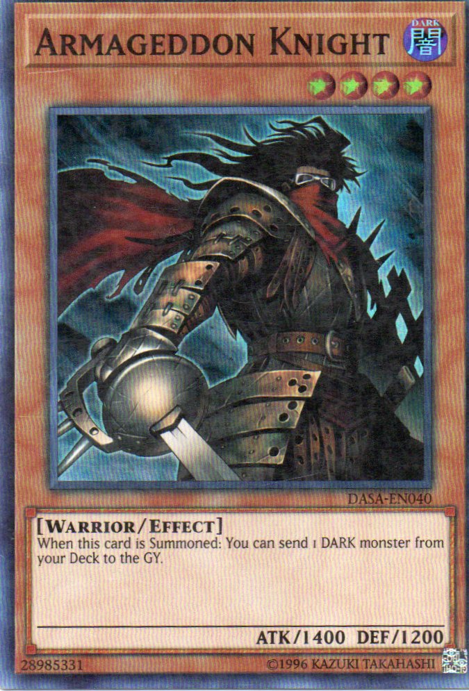 Armageddon Knight DASA-EN040 Super rare