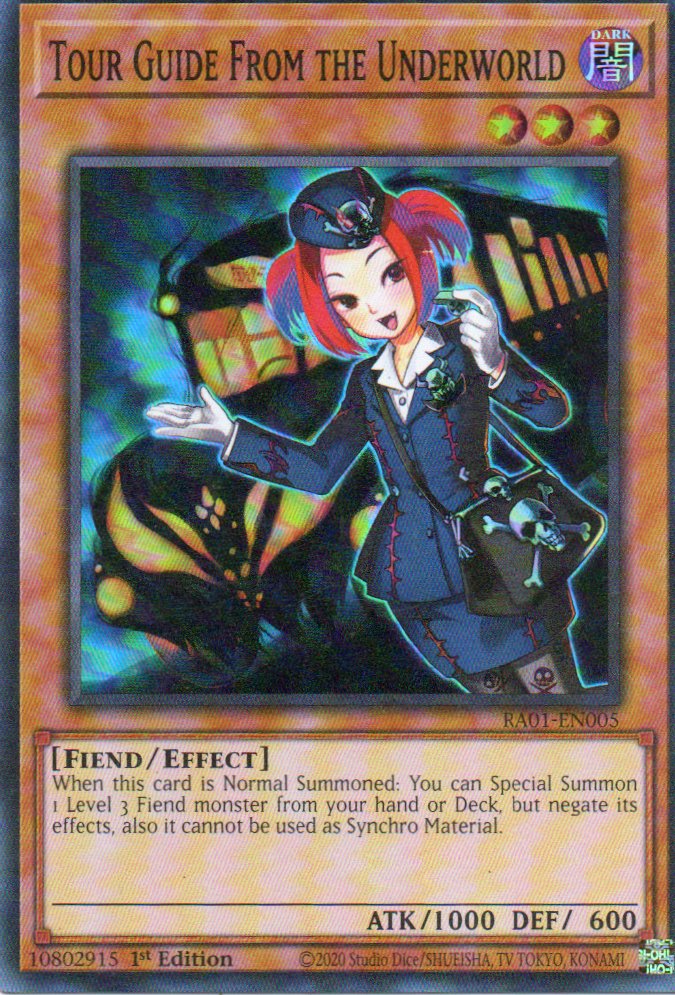 Tour Guide from the Underworld RA01-EN005 Super rare