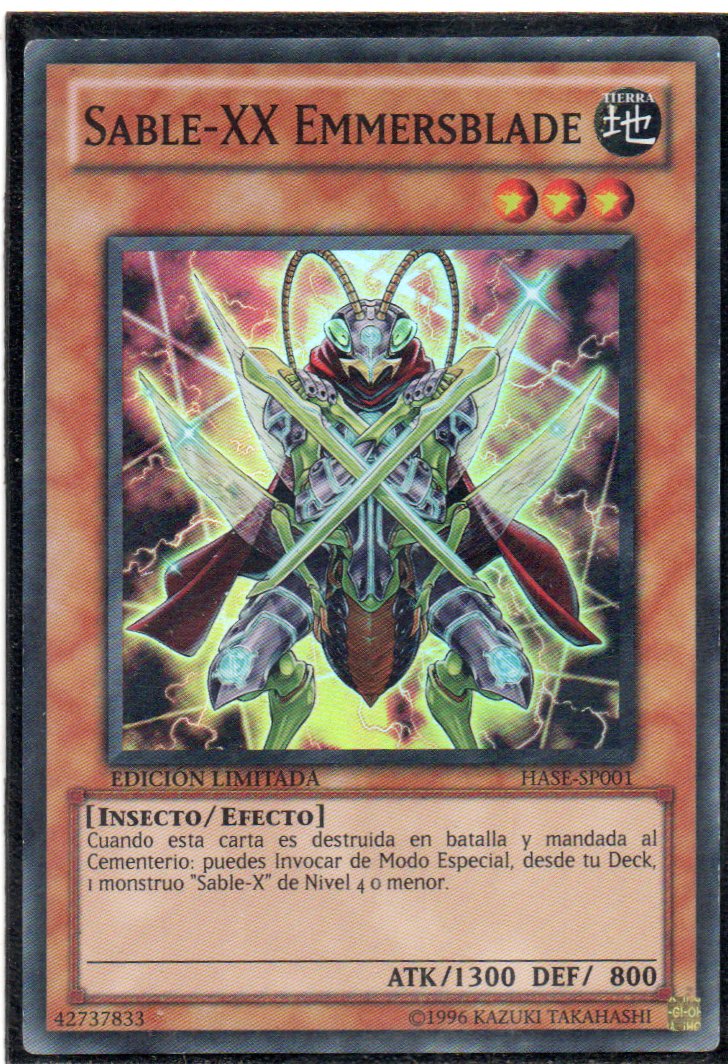 XX-Saber Emmeersblade HASE-EN001 Super rare