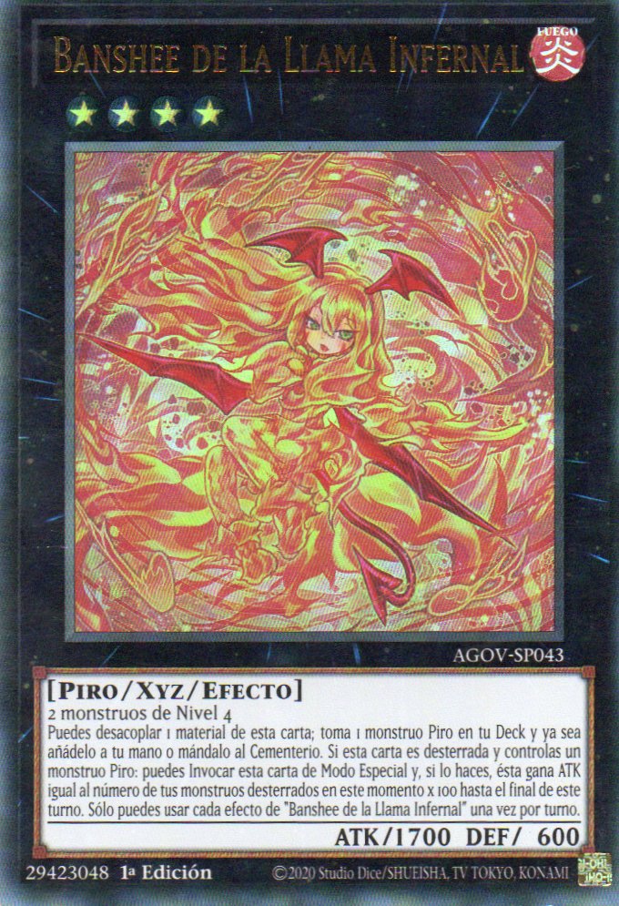 Banshee de la Llama Infernal AGOV-SP043 Ultra rare
