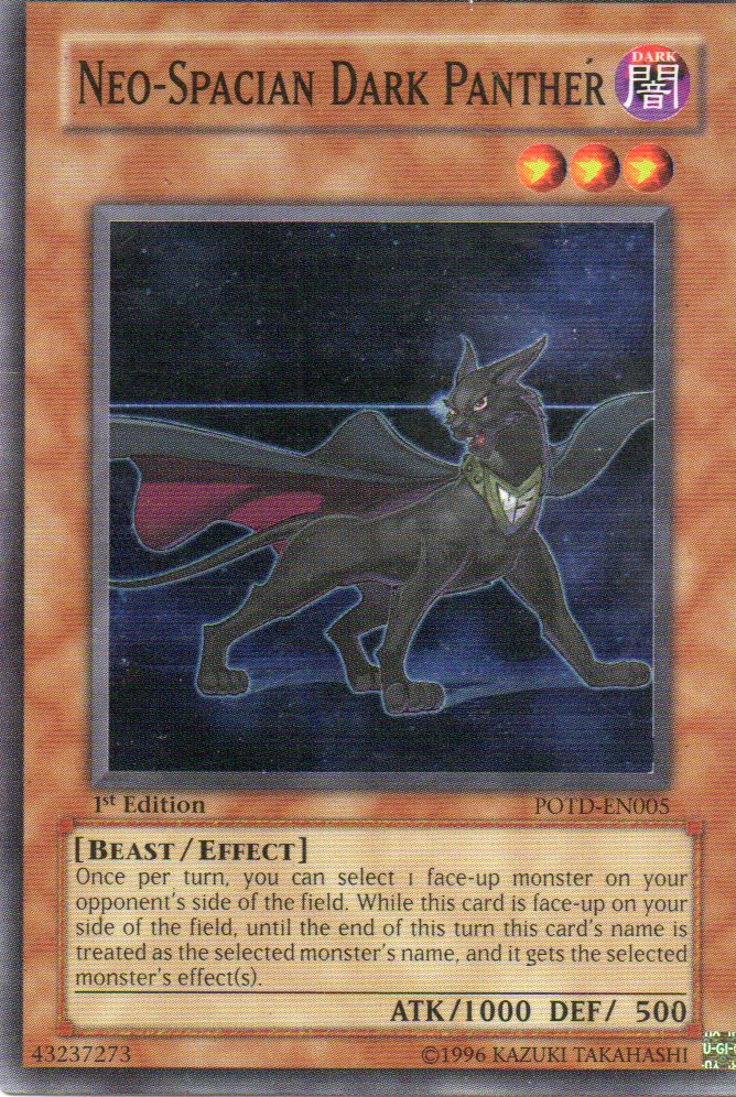 Neo-Spacian Dark Panther POTD-EN005 Super rare