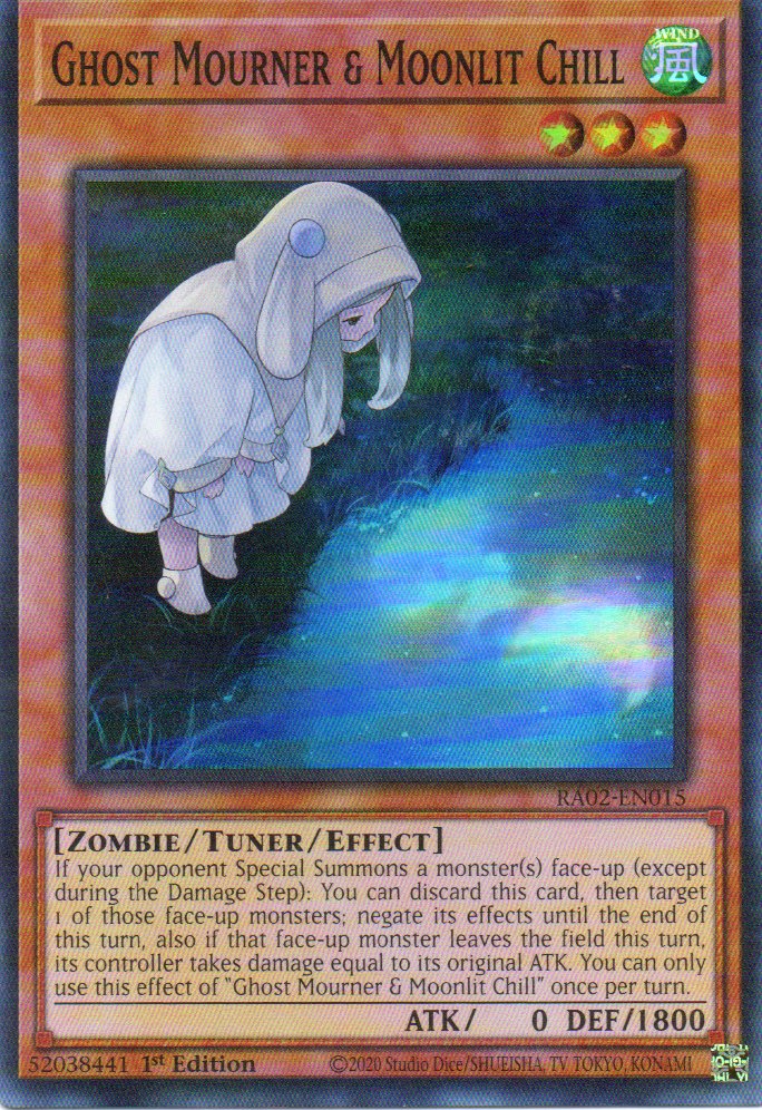 Ghost Mourner & Moonlit Chill RA02-EN015 Super rare
