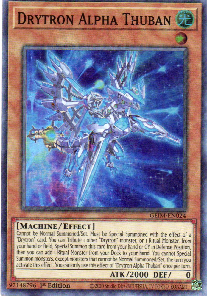 Drytron Alpha Thuban GEIM-EN024 Super rare