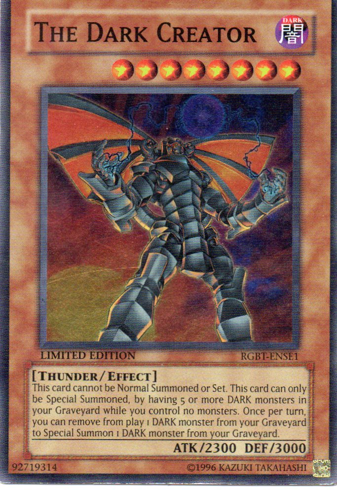 The Dark Creator RGBT-ENSE1 Super rare